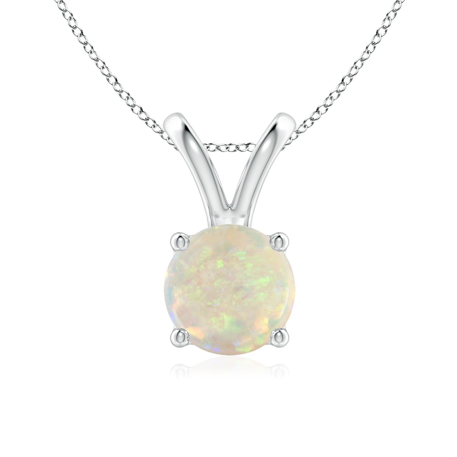 AAA - Opal / 0.75 CT / 14 KT White Gold