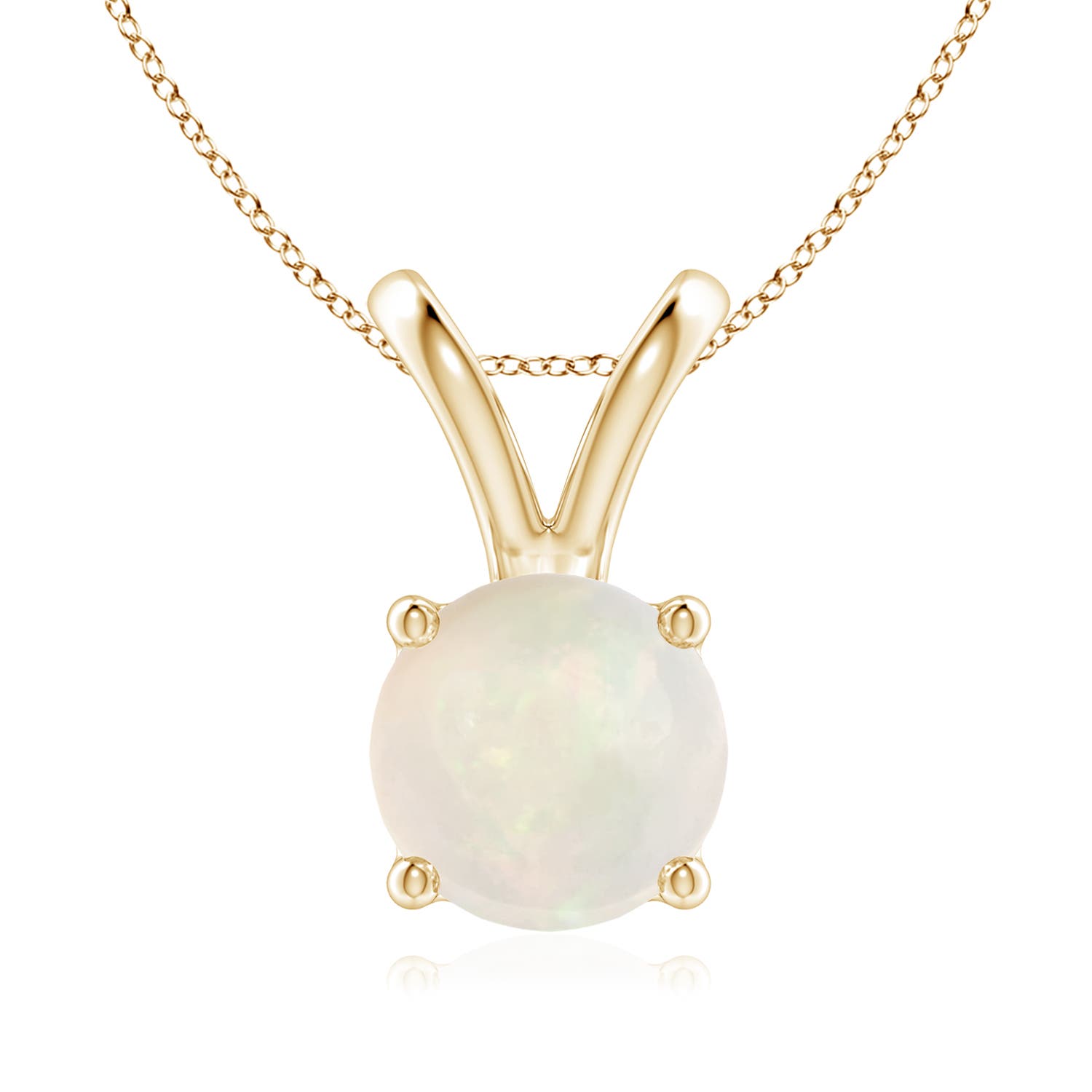 A - Opal / 1.15 CT / 14 KT Yellow Gold