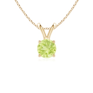 Round A Peridot