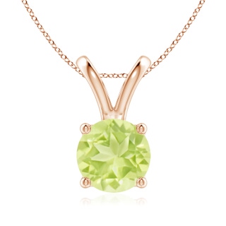 Round A Peridot