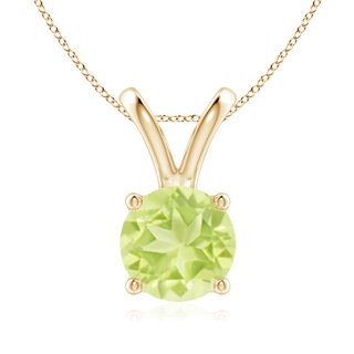 Round A Peridot