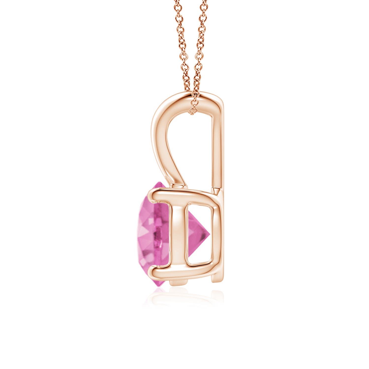 AA - Pink Sapphire / 1.6 CT / 14 KT Rose Gold