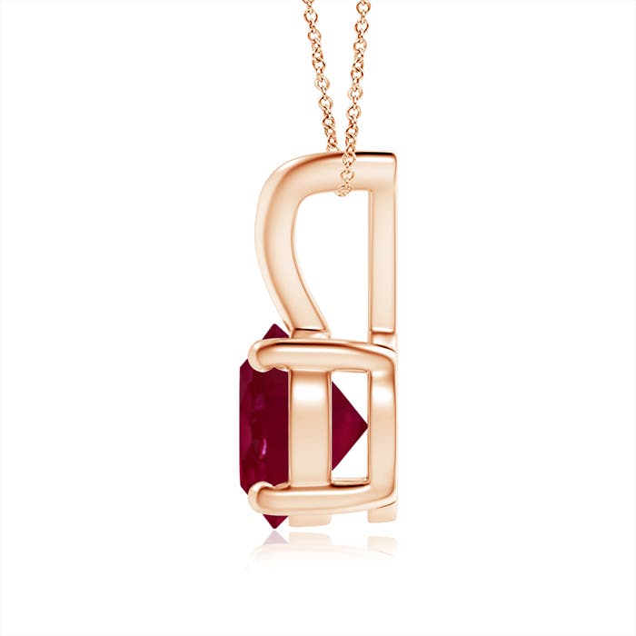 A - Ruby / 1 CT / 14 KT Rose Gold