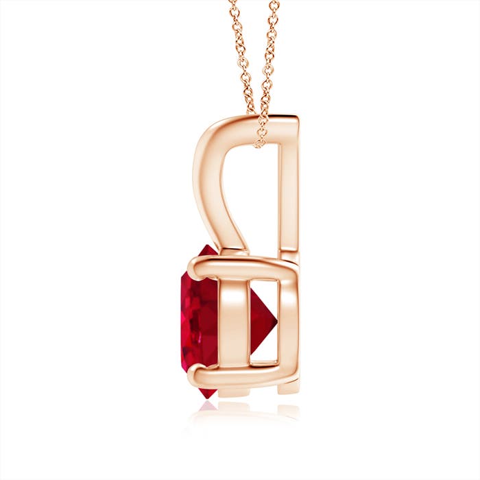 AAA - Ruby / 1 CT / 14 KT Rose Gold