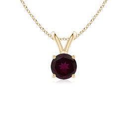 Pendants Yellow Gold Rhodolite Garnet Necklaces & Pendants