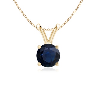 Round A Blue Sapphire