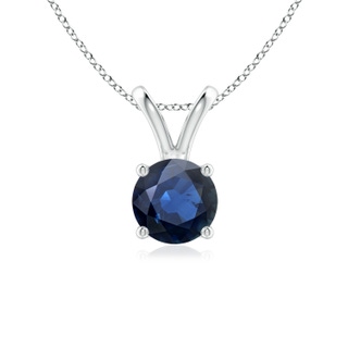 Round AA Blue Sapphire