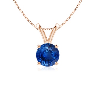 Round AAA Blue Sapphire