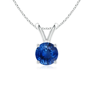 Round AAA Blue Sapphire