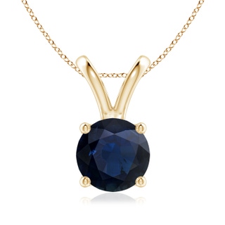 Round A Blue Sapphire