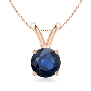Round AA Blue Sapphire