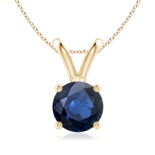 Round AA Blue Sapphire