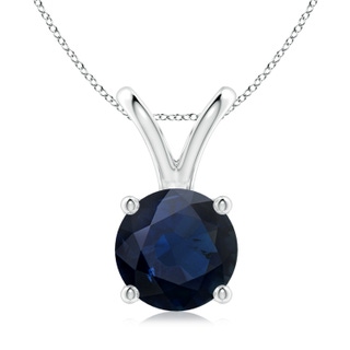 Round A Blue Sapphire
