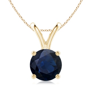Round A Blue Sapphire