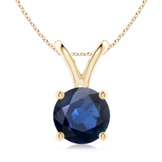 Round AA Blue Sapphire