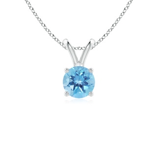 Round A Swiss Blue Topaz