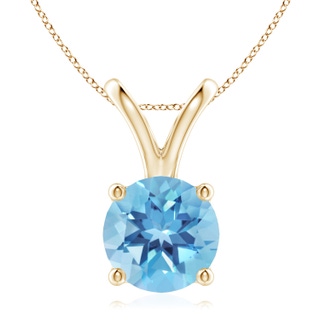 Round A Swiss Blue Topaz