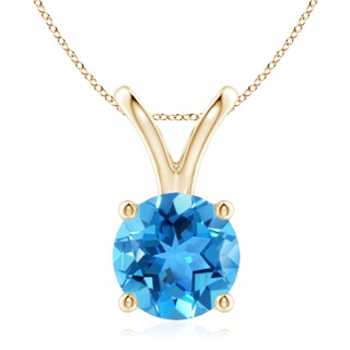 Round AAA Swiss Blue Topaz