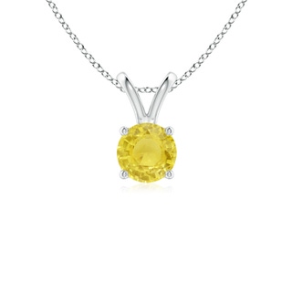 Round A Yellow Sapphire