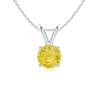 Round A Yellow Sapphire