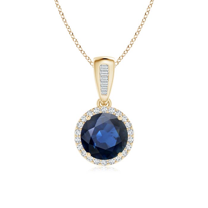 AA - Blue Sapphire / 1.74 CT / 14 KT Yellow Gold