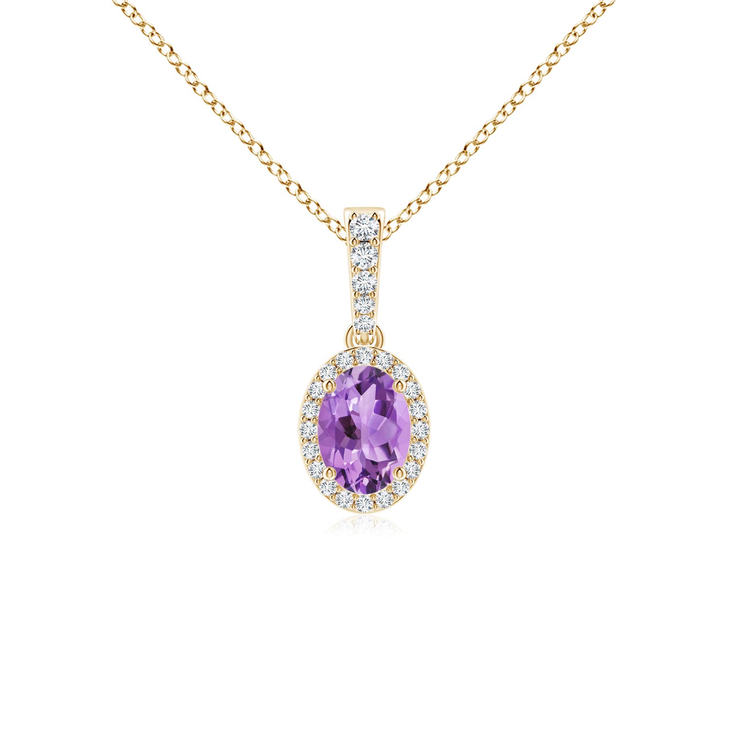 A - Amethyst / 0.84 CT / 14 KT Yellow Gold