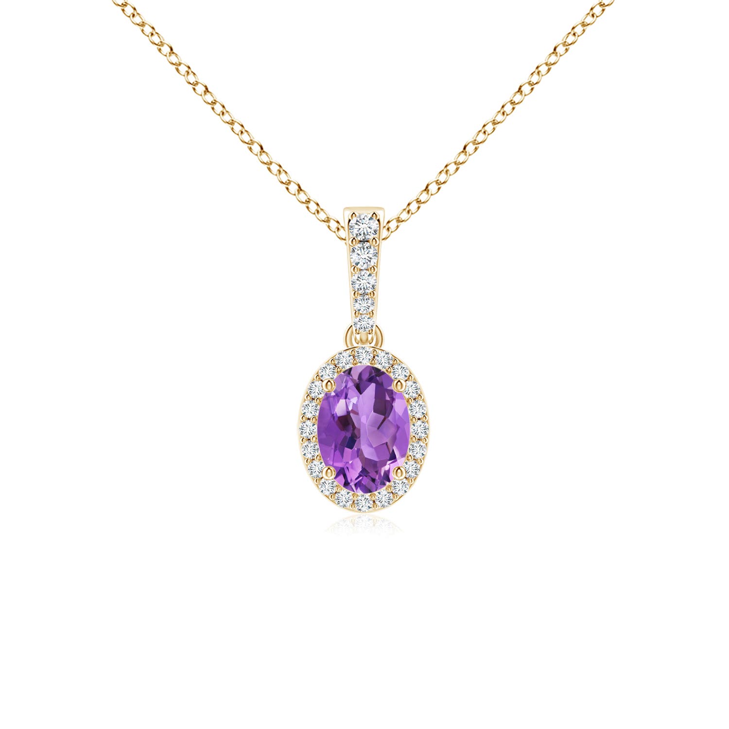 AA - Amethyst / 0.84 CT / 14 KT Yellow Gold