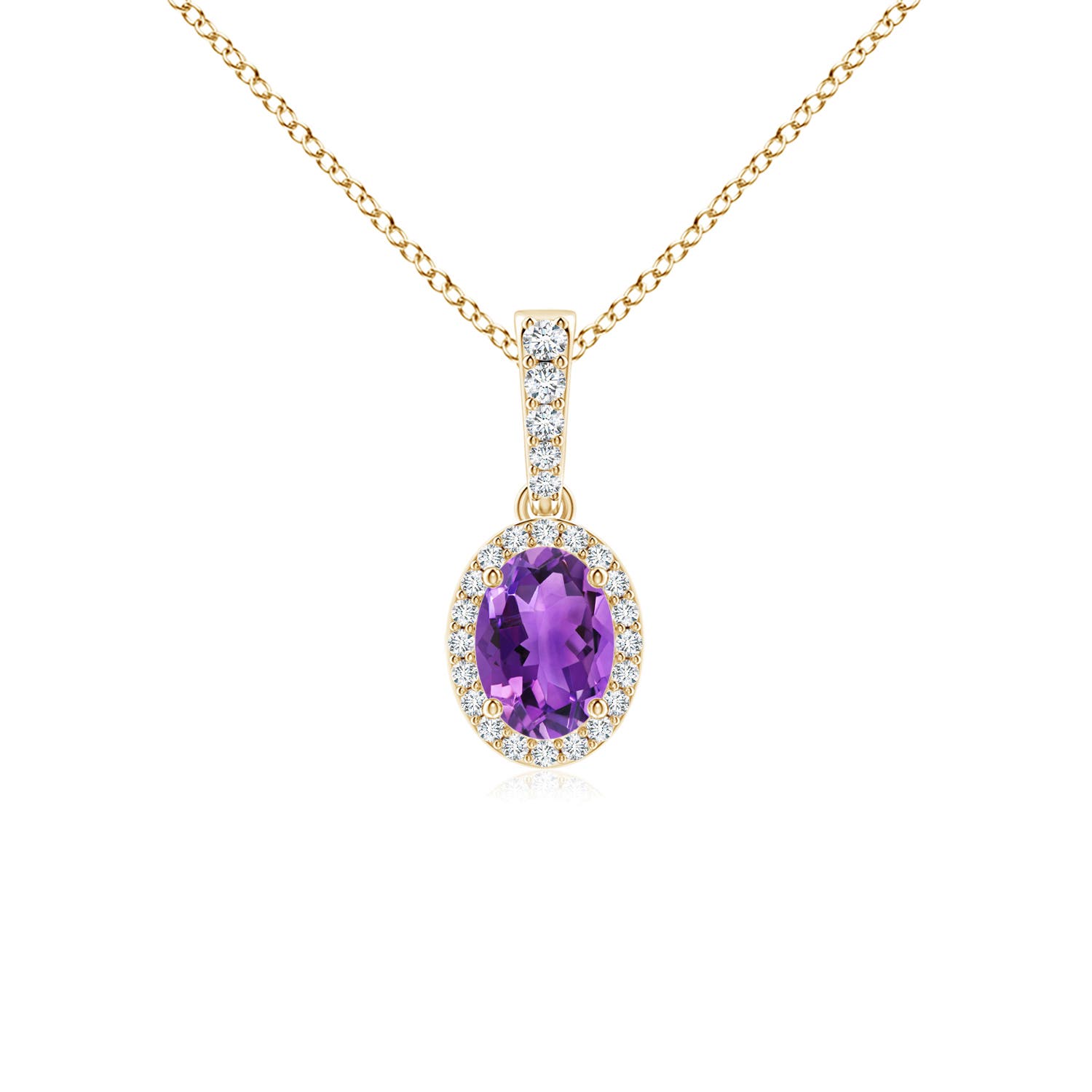 AAA - Amethyst / 0.84 CT / 14 KT Yellow Gold