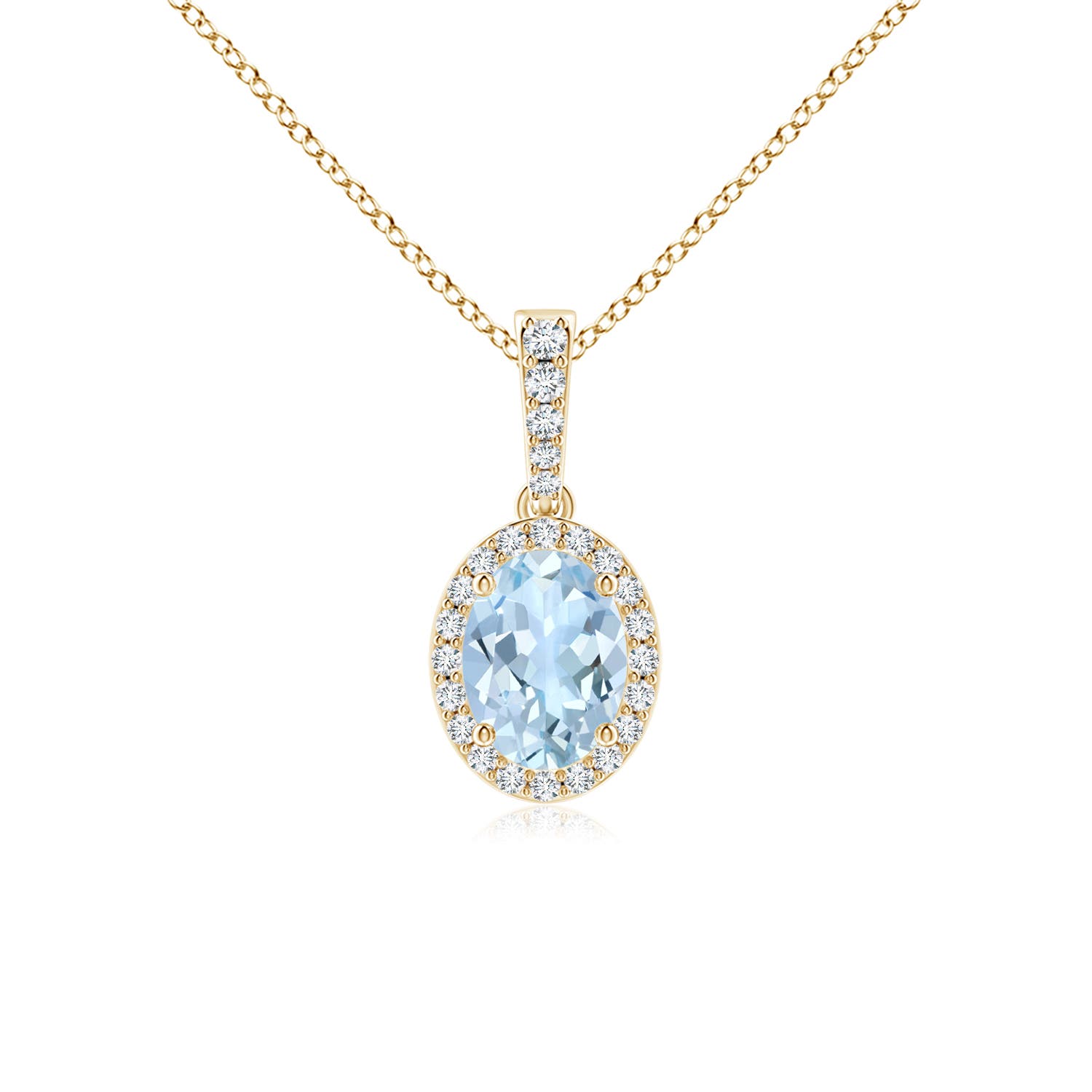 AA - Aquamarine / 1.19 CT / 14 KT Yellow Gold