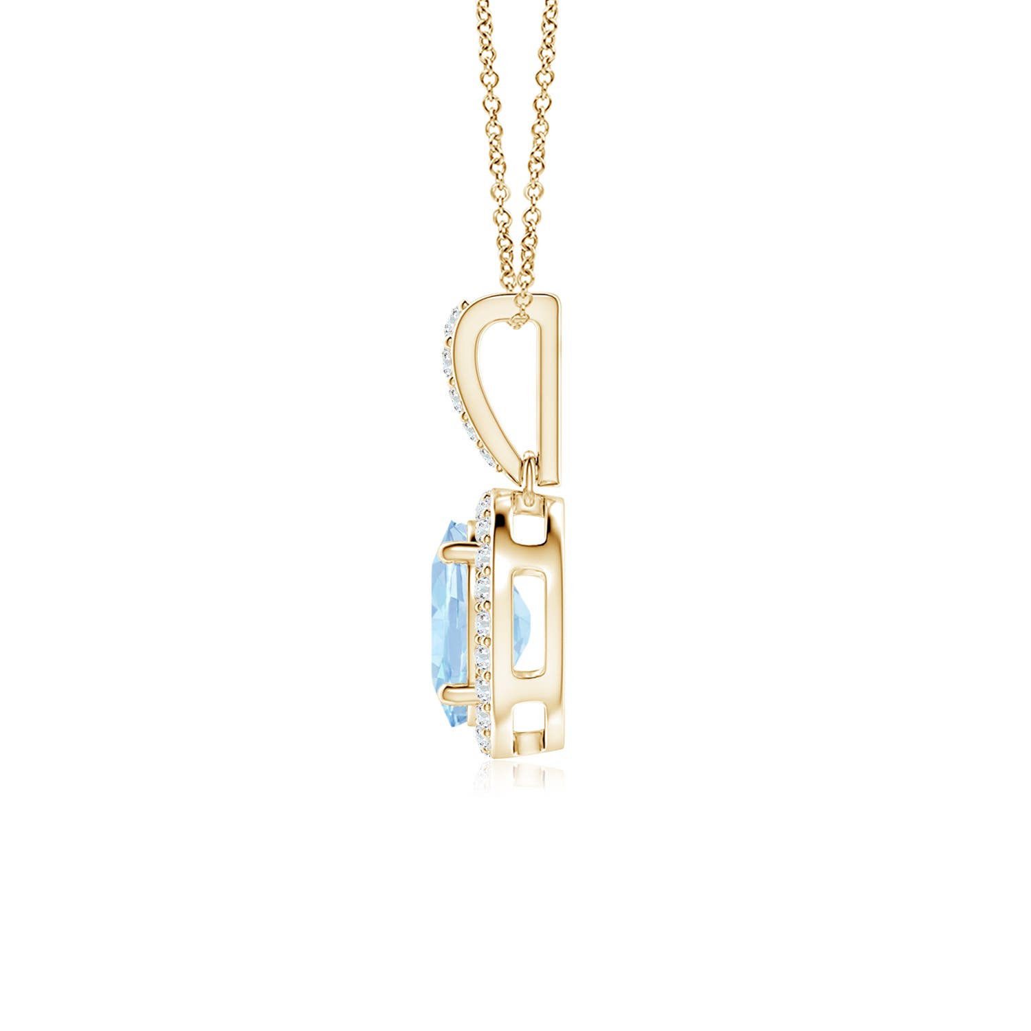 AA - Aquamarine / 1.19 CT / 14 KT Yellow Gold