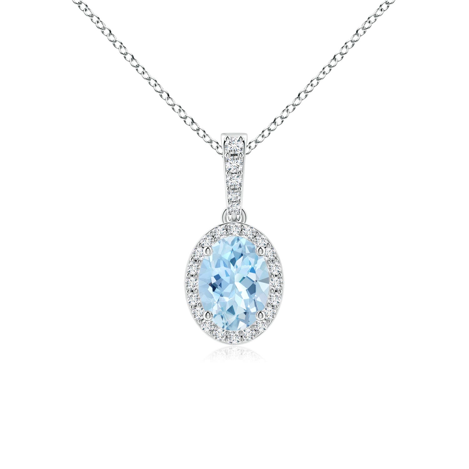 AAA - Aquamarine / 1.19 CT / 14 KT White Gold