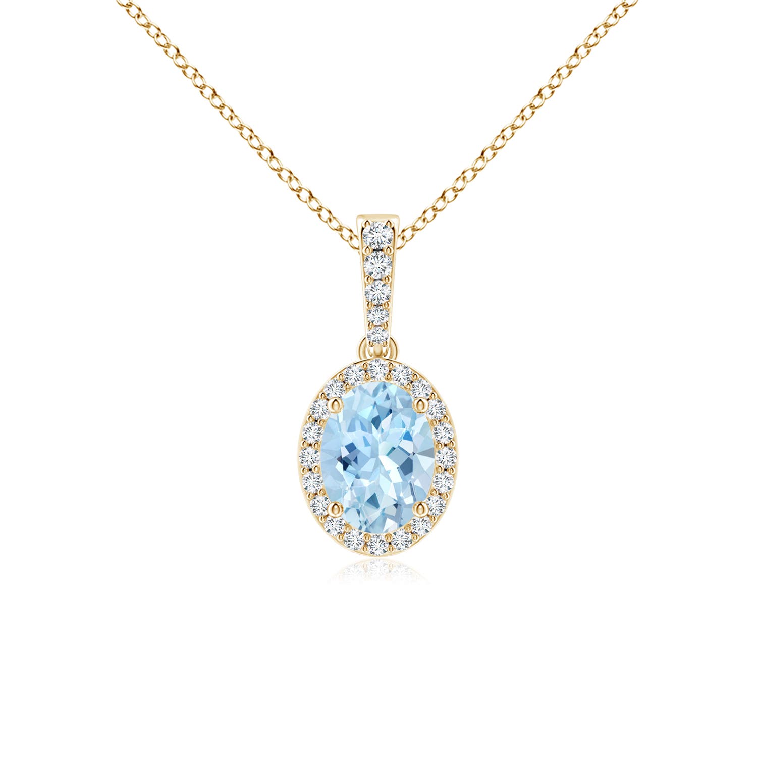 AAA - Aquamarine / 1.19 CT / 14 KT Yellow Gold