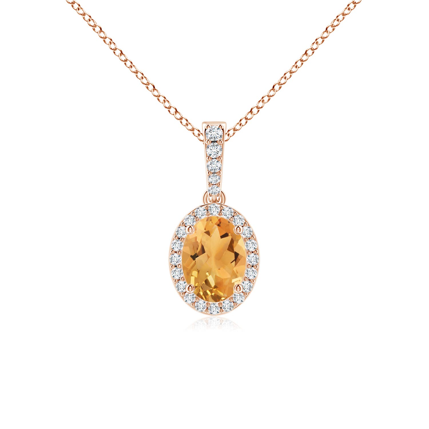 A - Citrine / 1.29 CT / 14 KT Rose Gold