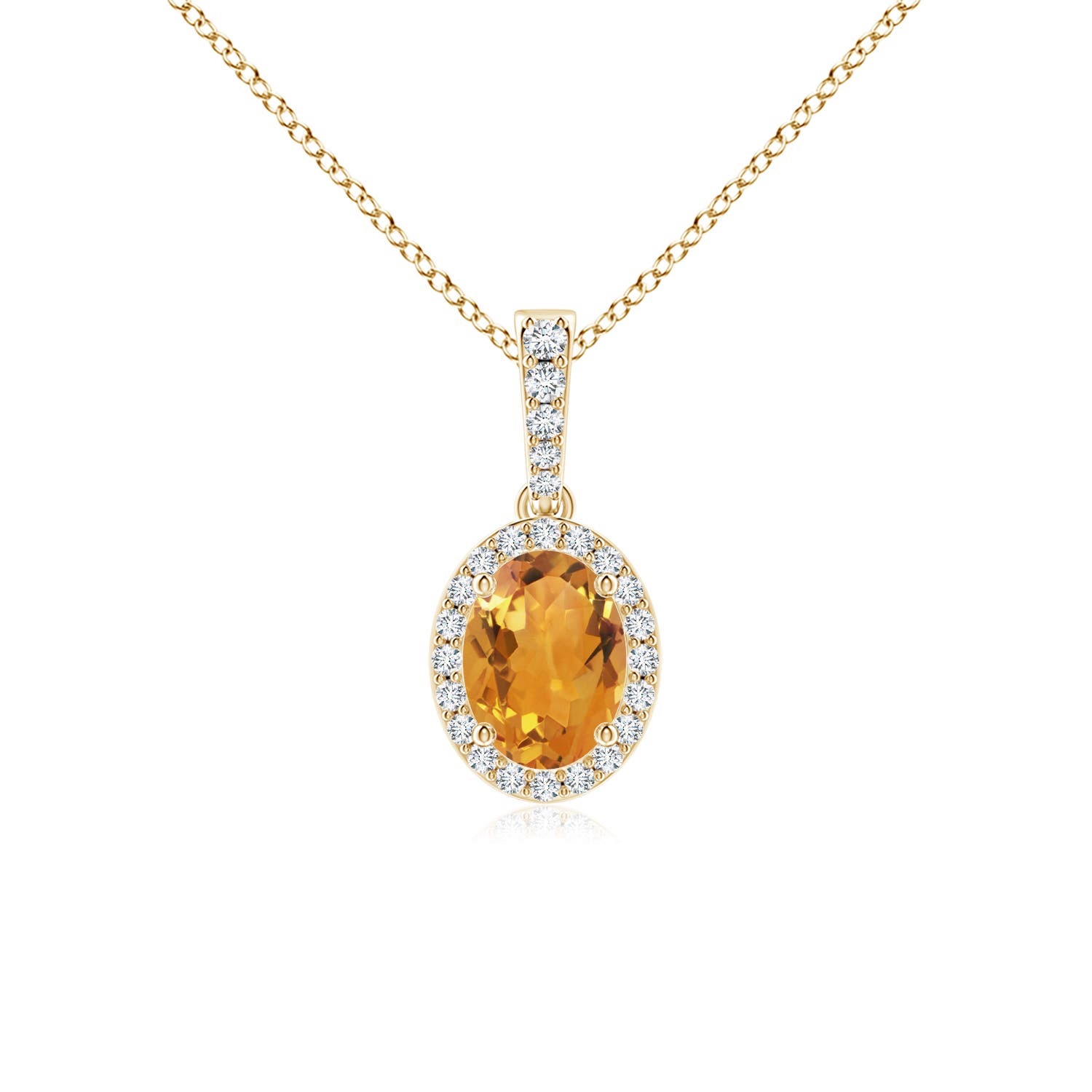 AA - Citrine / 1.29 CT / 14 KT Yellow Gold