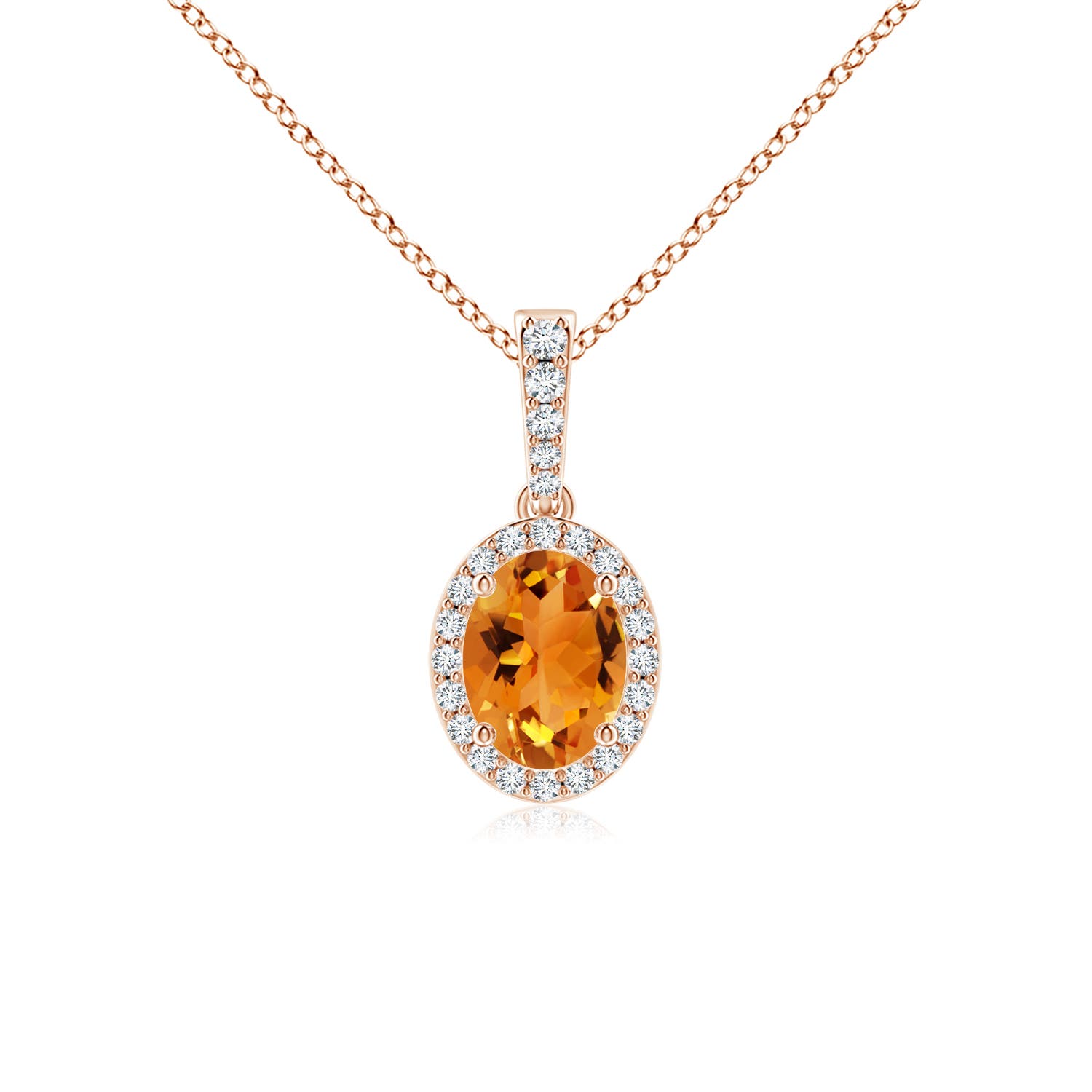 AAA - Citrine / 1.29 CT / 14 KT Rose Gold