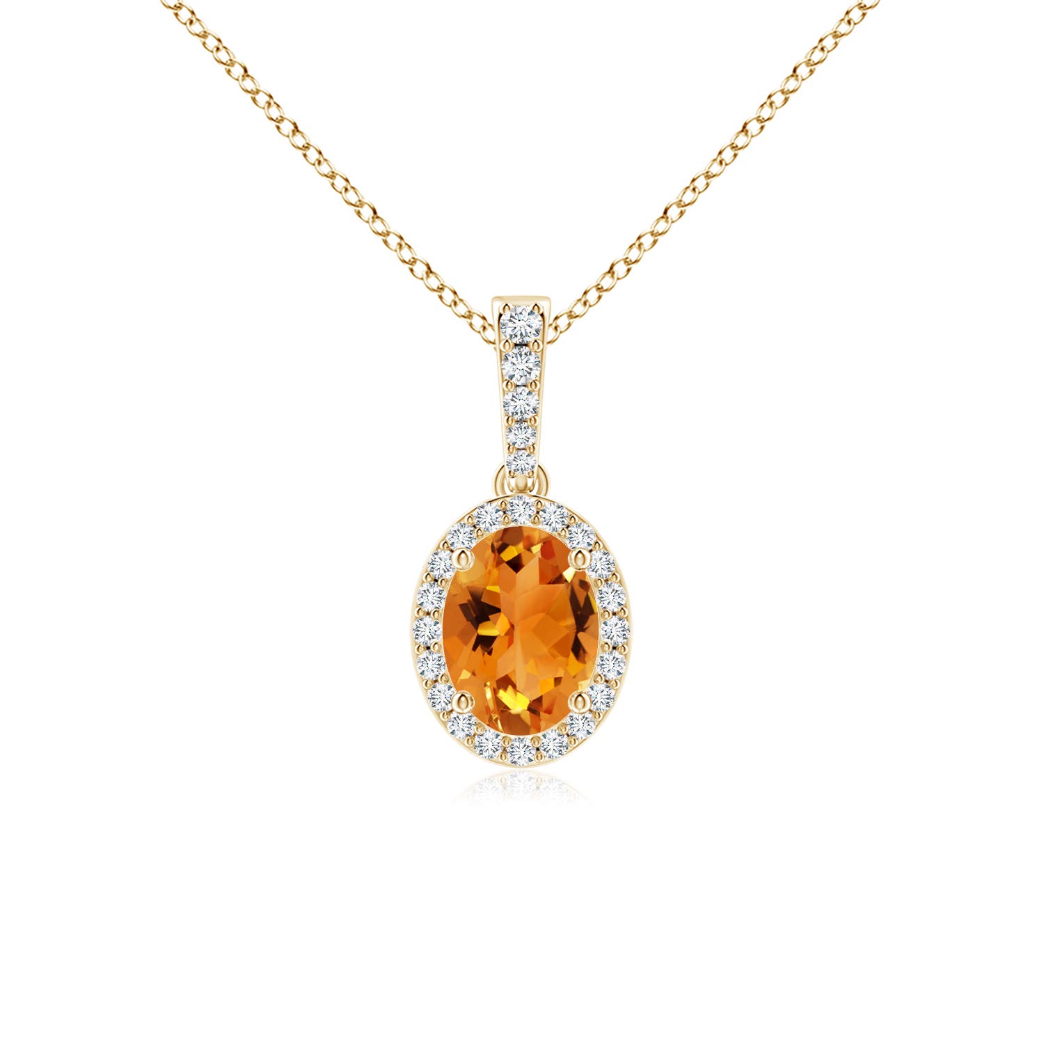 AAA - Citrine / 1.29 CT / 14 KT Yellow Gold