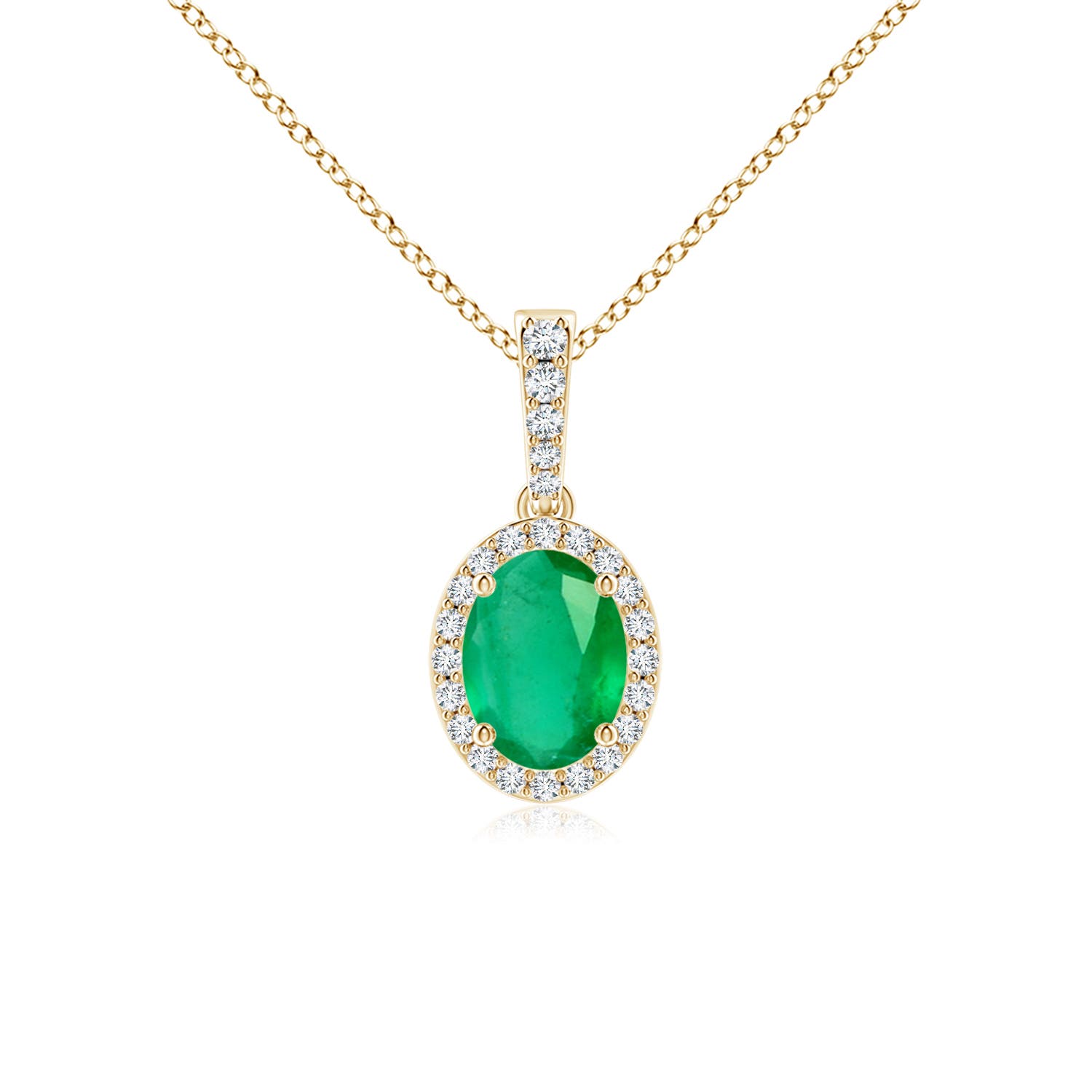 A - Emerald / 1.29 CT / 14 KT Yellow Gold