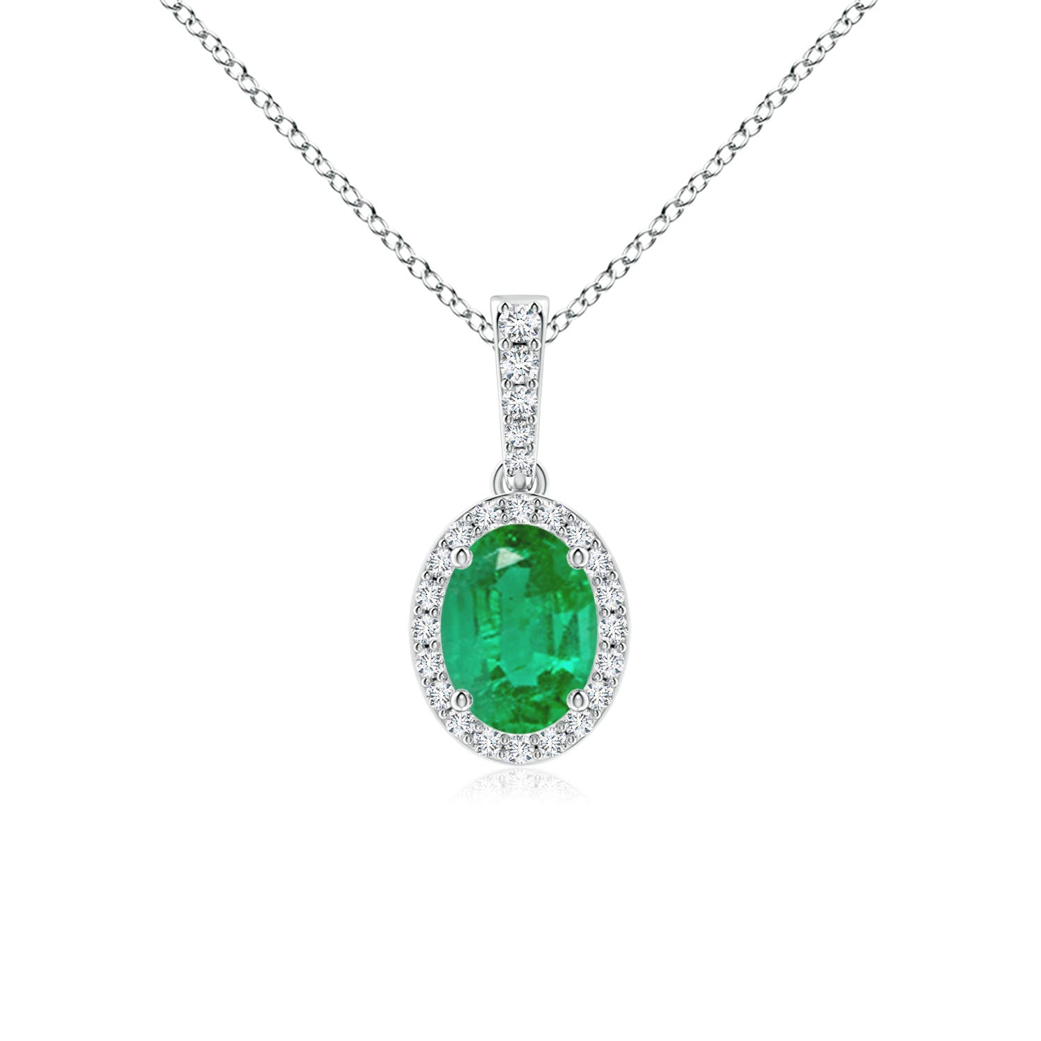 AA - Emerald / 1.29 CT / 14 KT White Gold