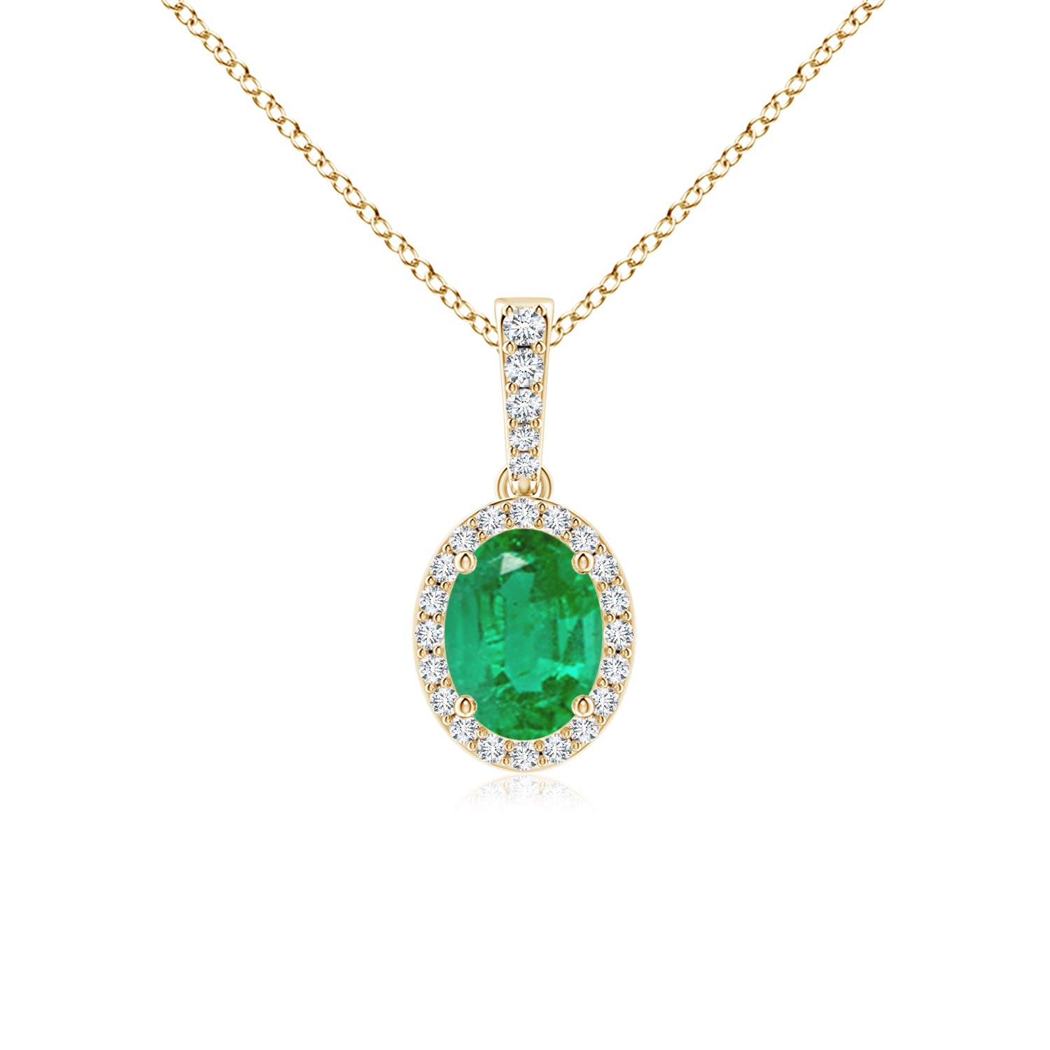 AA - Emerald / 1.29 CT / 14 KT Yellow Gold