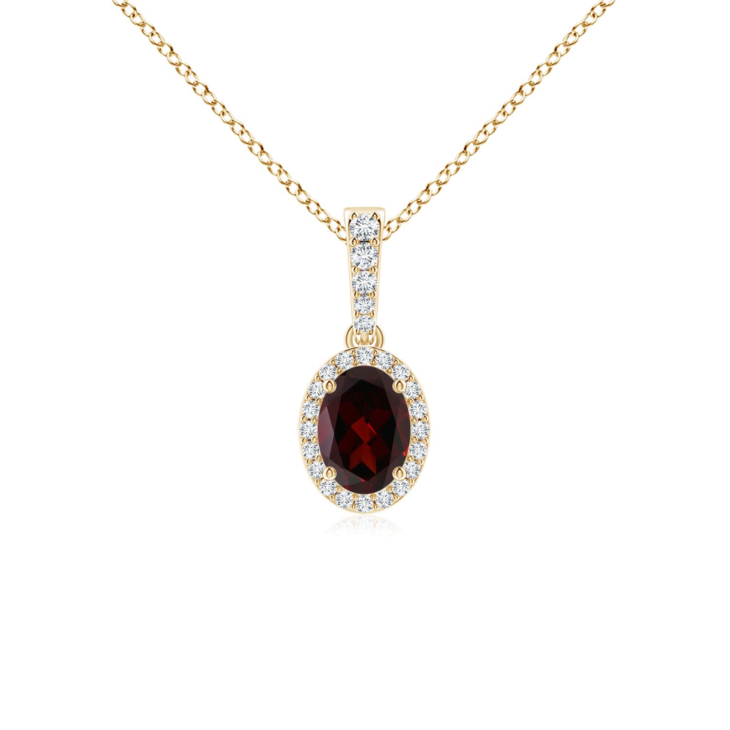 A - Garnet / 1.04 CT / 14 KT Yellow Gold