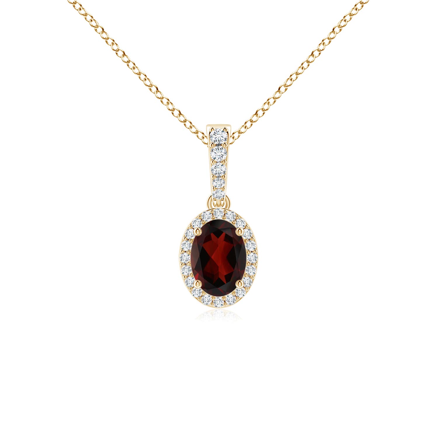 AA - Garnet / 1.04 CT / 14 KT Yellow Gold