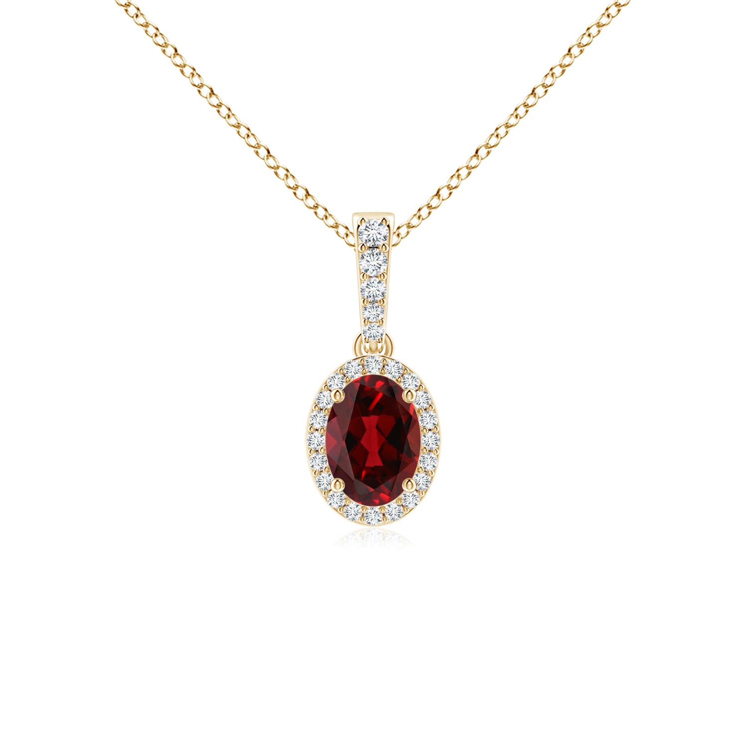 AAAA - Garnet / 1.04 CT / 14 KT Yellow Gold