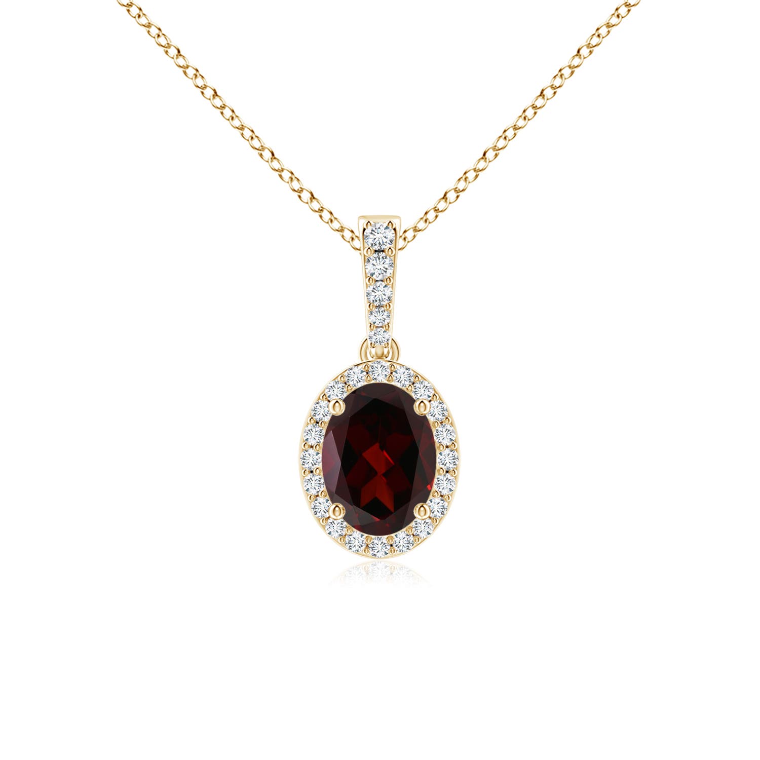 A - Garnet / 1.64 CT / 14 KT Yellow Gold