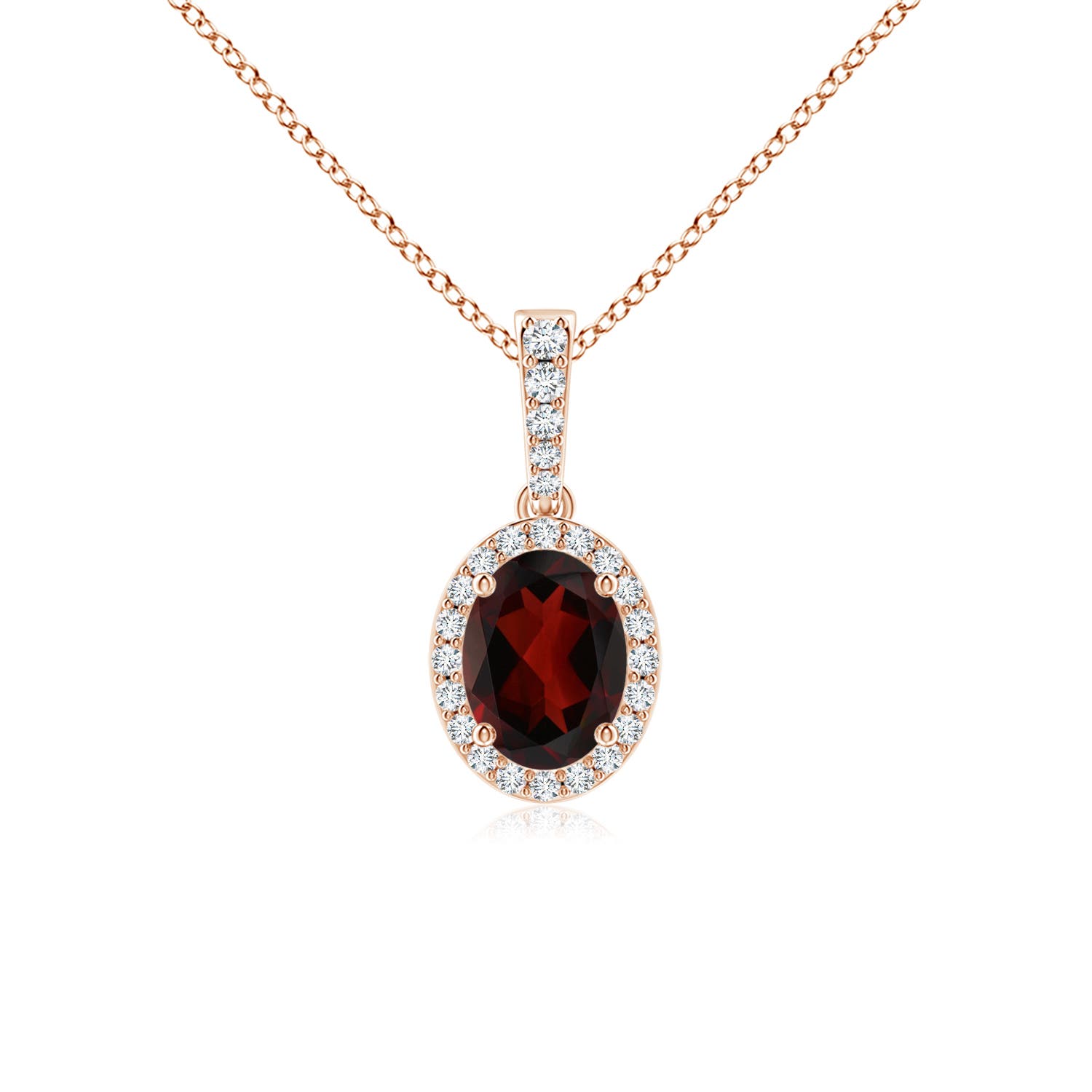 AA - Garnet / 1.64 CT / 14 KT Rose Gold