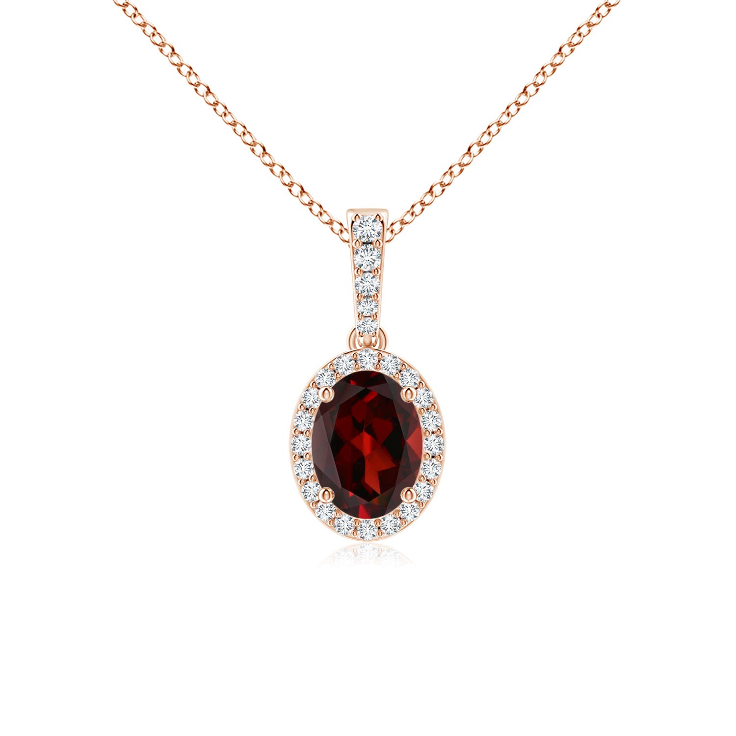 AAA - Garnet / 1.64 CT / 14 KT Rose Gold