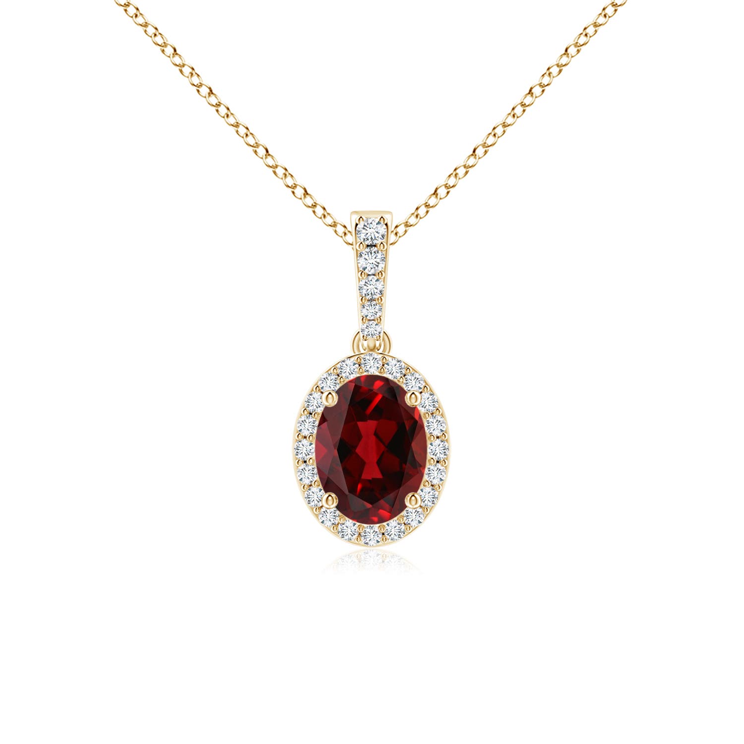 AAAA - Garnet / 1.64 CT / 14 KT Yellow Gold