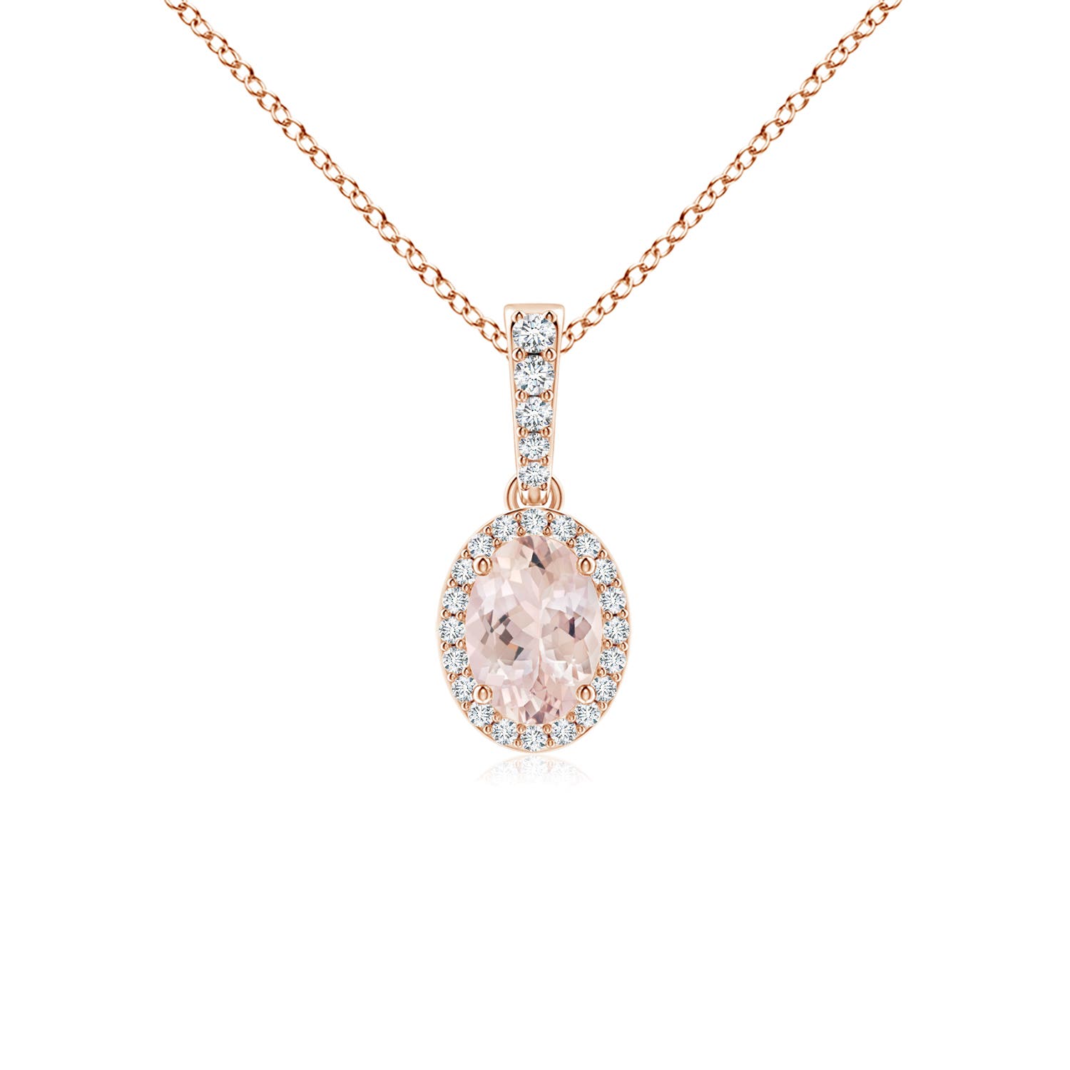 AA - Morganite / 0.84 CT / 14 KT Rose Gold