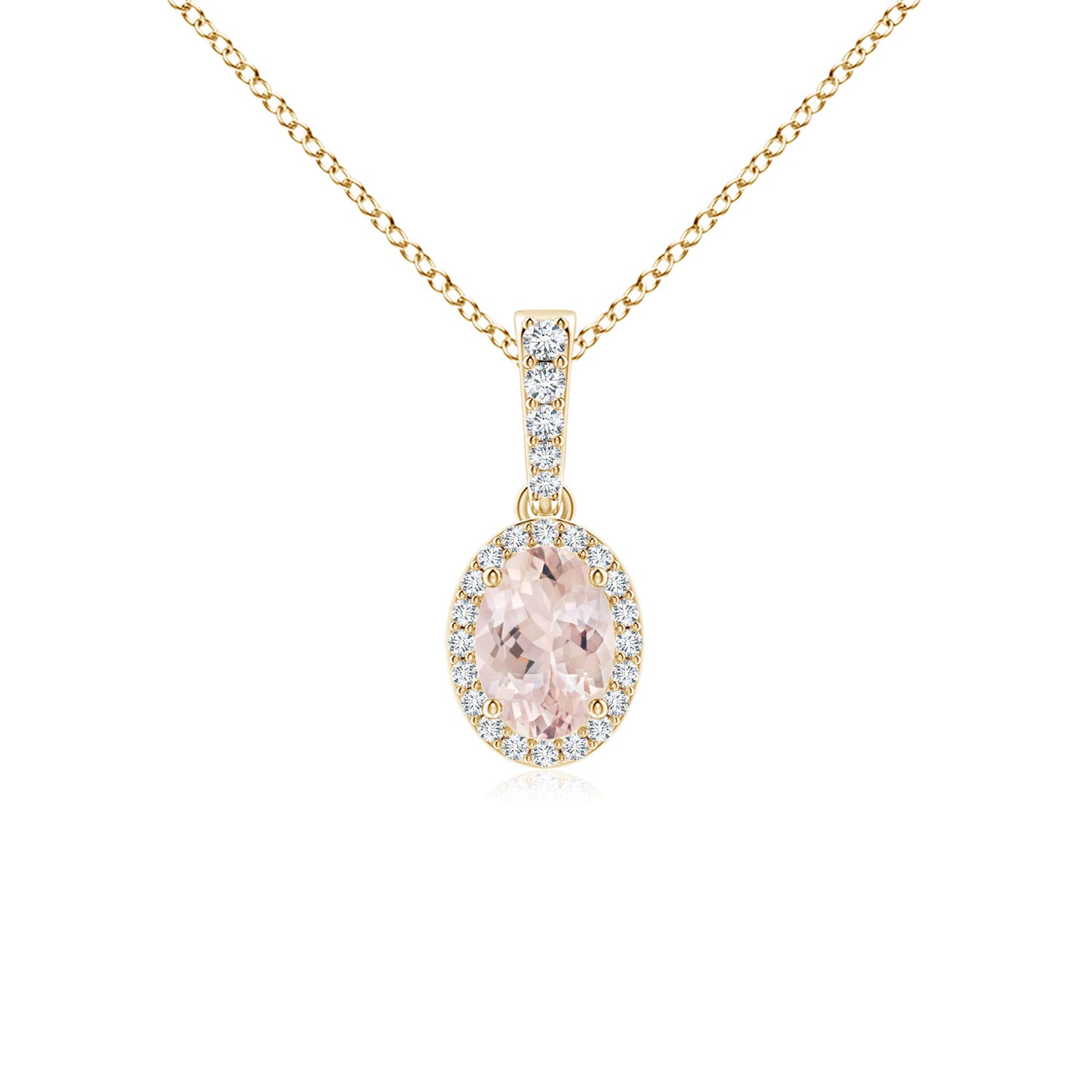 AA - Morganite / 0.84 CT / 14 KT Yellow Gold