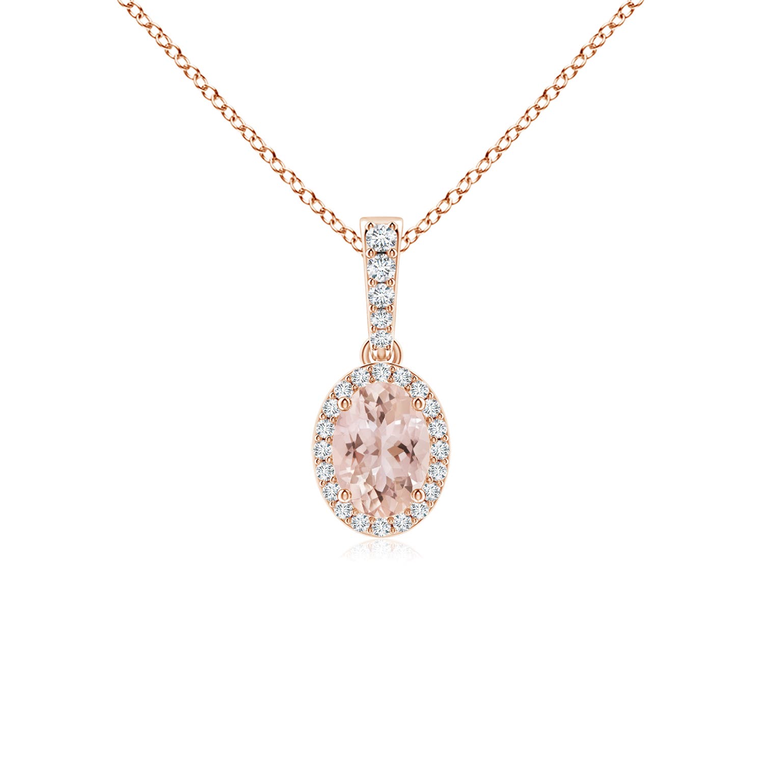 AAA - Morganite / 0.84 CT / 14 KT Rose Gold