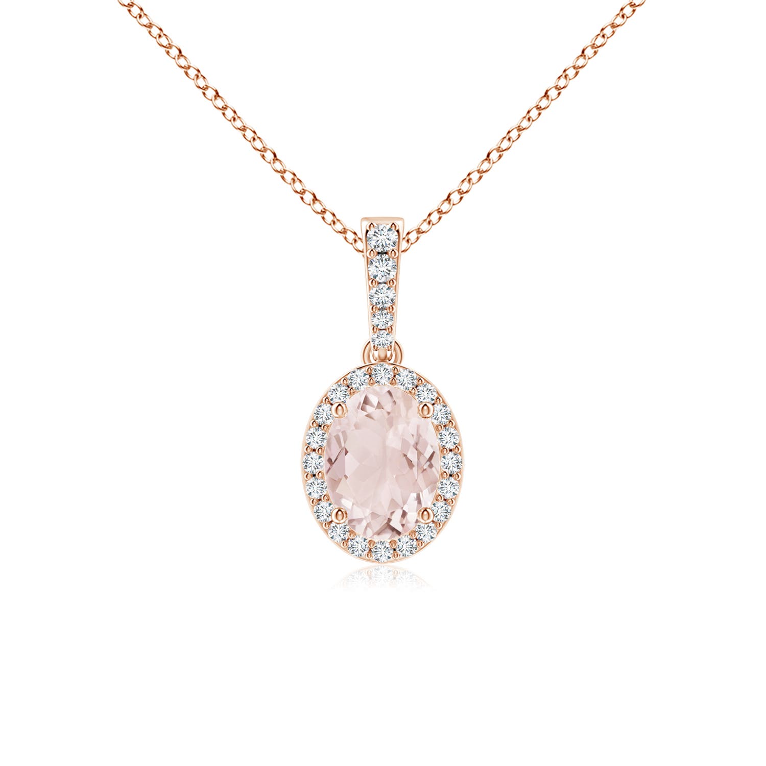 A - Morganite / 1.29 CT / 14 KT Rose Gold